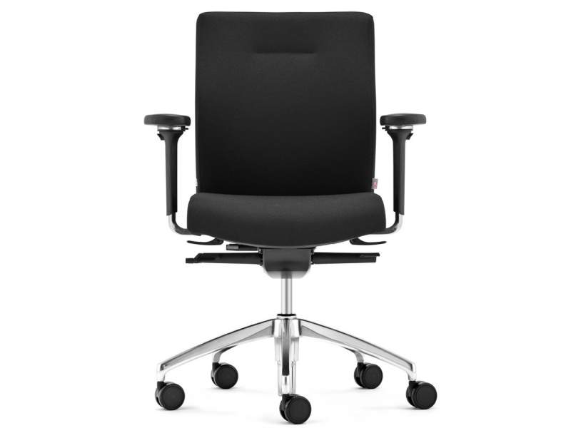Bürostühle mit Armlehnen Schreibtischstühle schwarz, fm Büromöbel, Startup2