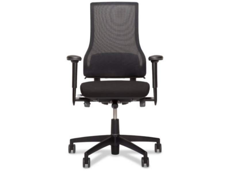 Bürostühle mit Armlehnen Schreibtischstühle schwarz BMA-Ergonomics, Axia 2.5