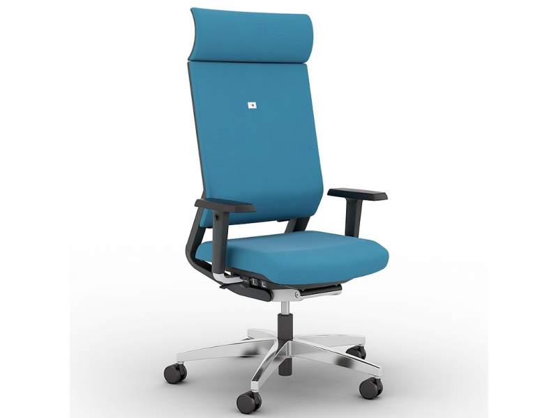 viasit Bürostuhl ergonomisch Bürodrehstuhl blau, viasit, Impulse Bürodrehstuhl