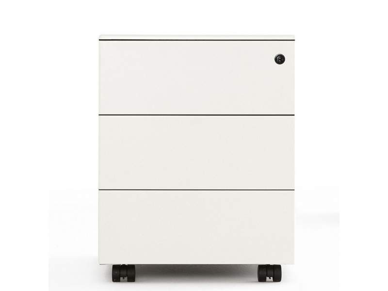 Rollcontainer Metall mobile Bürocontainer Metall, Kristalia, Bureau