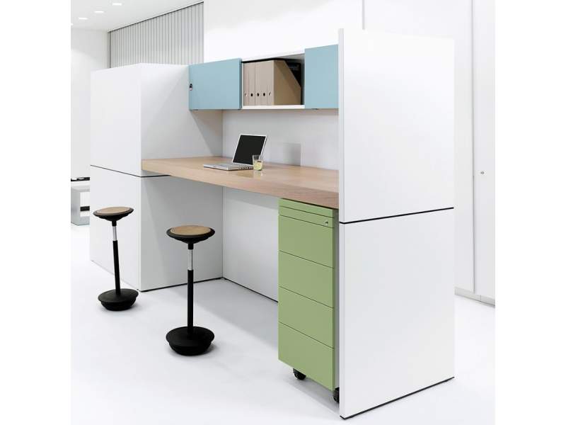 Möbel für Warte und Empfangsbereiche | Mobile Stell/Trennwände | Organisationswände, werner works, R-Modul