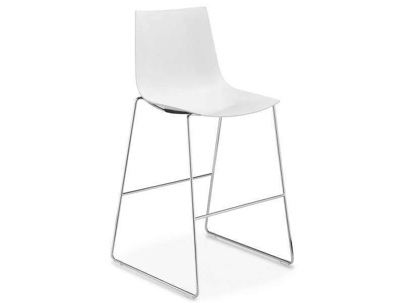 Barhocker weiss Barstuhl Girsberger, Nava Bar