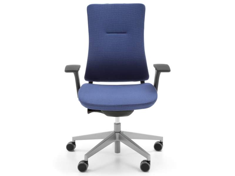 Ergonomischer Bürostuhl mit Armlehnen blau, profim, Violle