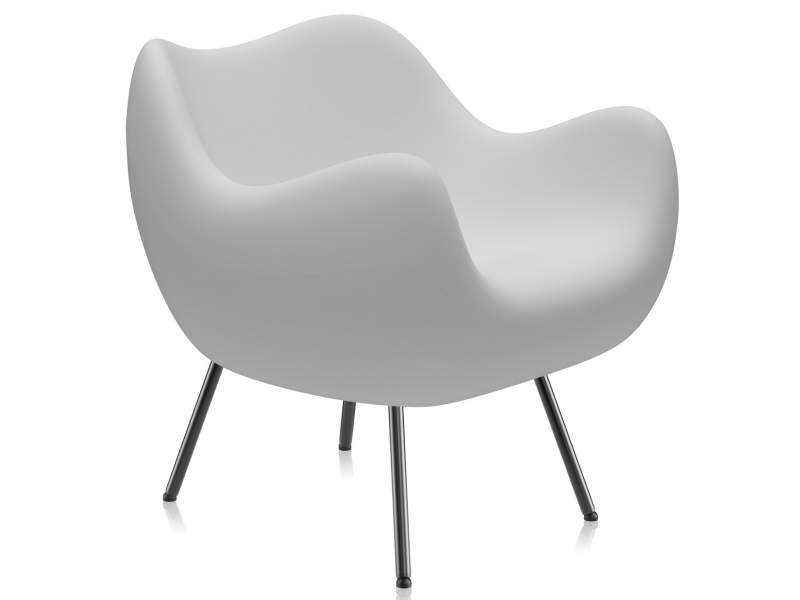 Loungesessel |Design weiß Loungemöbel, VZOR, RM58 Matte