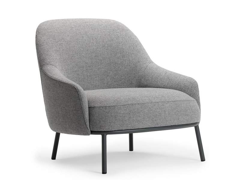 Clubsessel grau Loungesessel Stof grau Loungemöbel, offecct, Shift