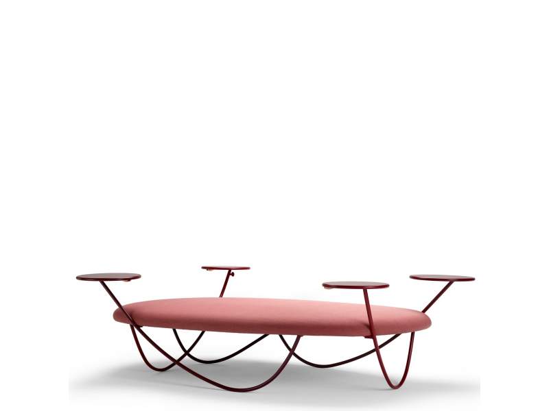 Lounge Sitzmöbel rot Sitzinseln, offecct, Dune