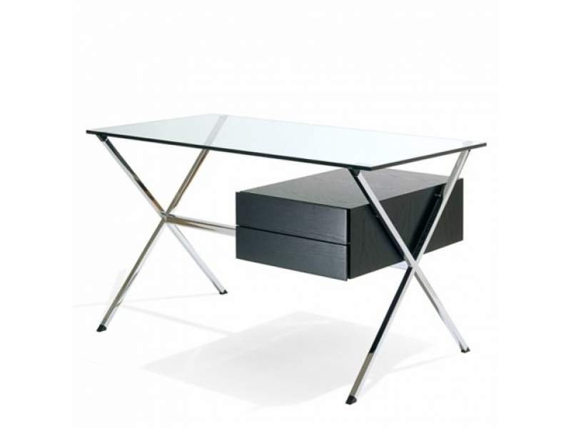 Homeoffice Schreibtisch Home Office Möbel Glas Knoll International Studio, Albini Desk