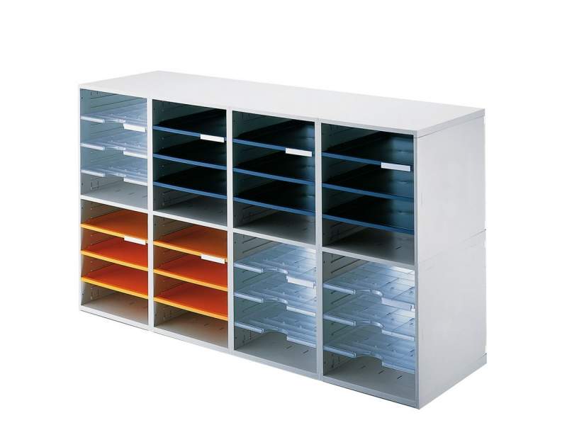 Regalschrank Büro Aktenschrak weiß , styro, styromega