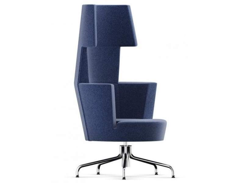 Loungesessel Design Büro Loungemöbel blau, VS, Serie Lounge Sessel