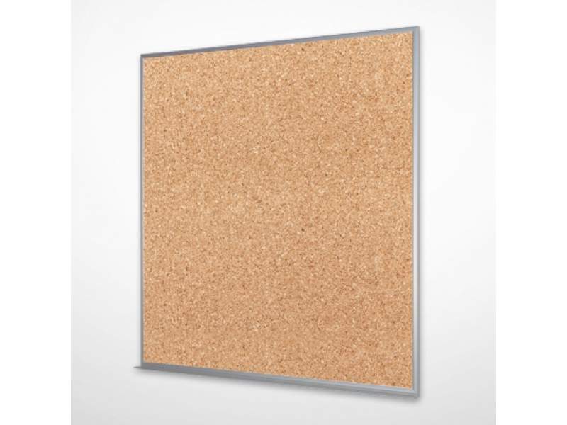 Wandtafeln | Pinnwand, o+c system - adeco, Korktafel Aluminiumrahmen