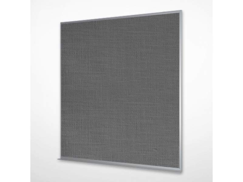 Wandtafeln | Pinnwand, o+c system - adeco, Stofftafel Aluminiumrahmen