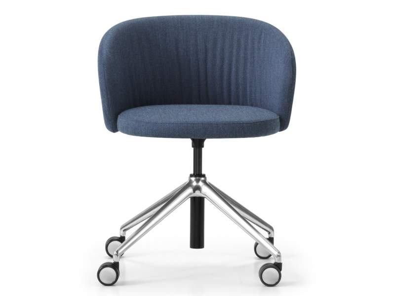 Konferenzstuhl mit Rollen Konferenzstühle blau Girsberger, Biala