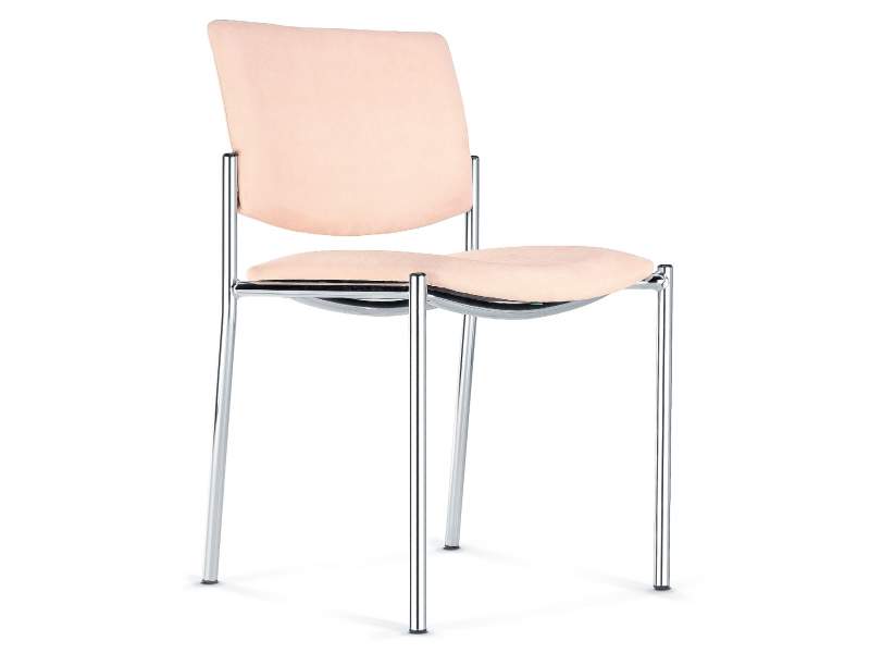 Besucherstuhl rosa Besucherstühle Konferenzstühle Cafeteria/ Mensa Stühle, Nowy Styl, Zen
