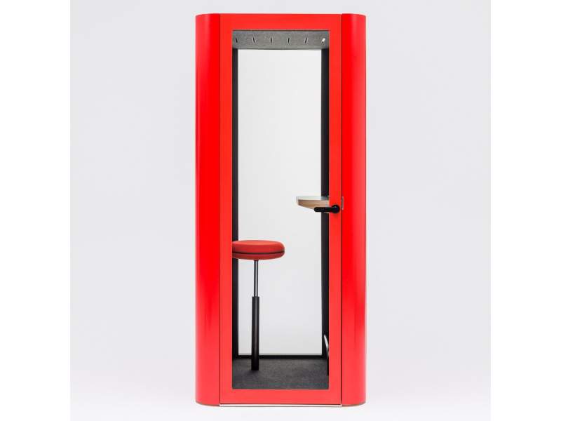Telefonzelle, Akustik-Kabine, Schallschutzkabine, Büro, Akustik-Raumsystem, MUTE Design, Akustik Telefonkabine Space S