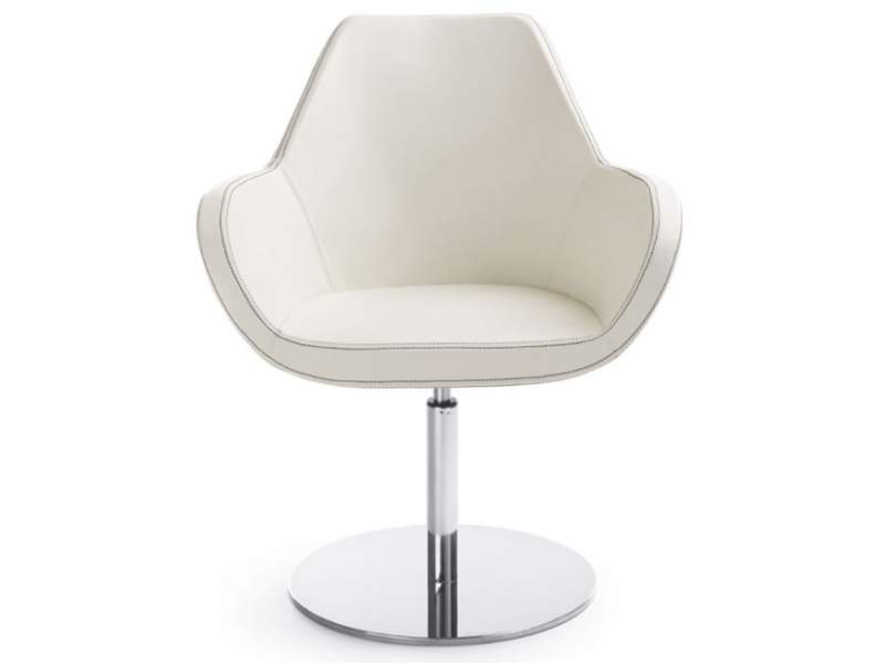 Loungesessel weiß Stoff Bürosessel Design, profim, Fan