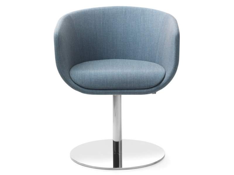 Loungesessel blau Stoff Bürosessel Design profim, Nu