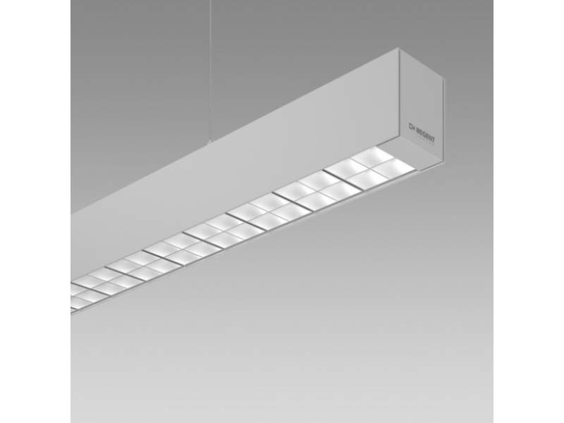 Büro Deckenleuchten länglich Pendelleuchte LED Büroleuchte weiß, Regent, Channel S Up Boost LED