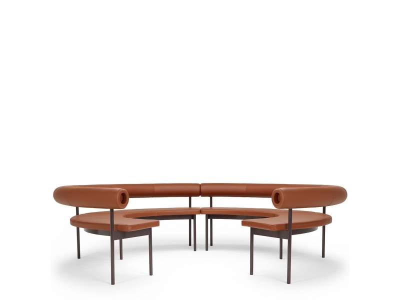 Lounge Sitzmöbel braun Loungesofa, offecct, Font, Sofa Open Circle