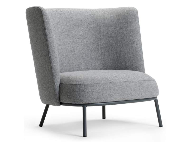 Loungesessel grau Design Büro Loungemöbel, offecct, Shift High