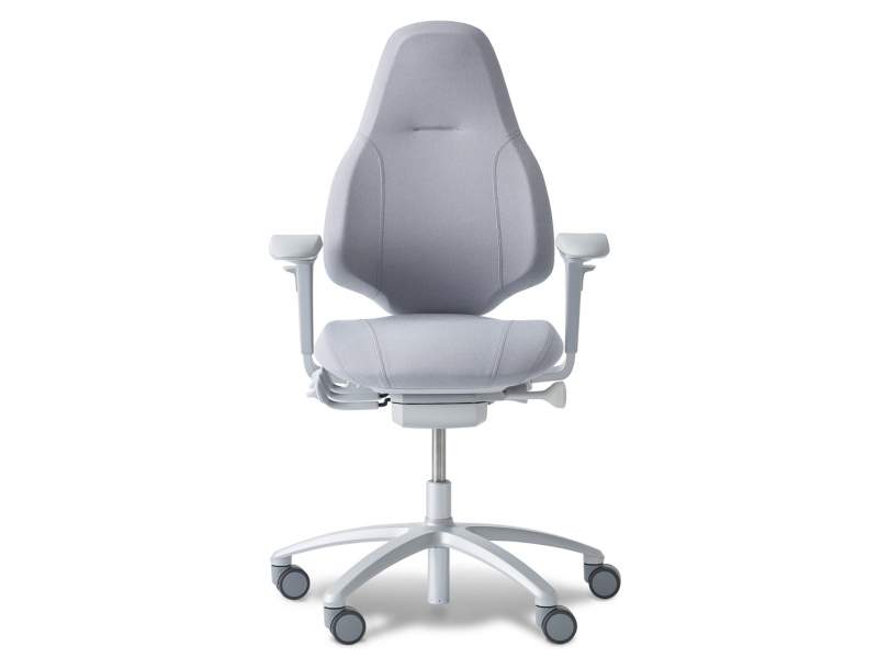 Drehstühle Büro ergonomisch grau Bürostühle mit Armlehnen, Flokk, RH Mereo 220