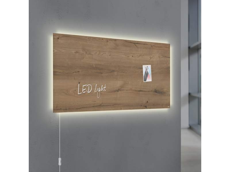 Schreibtafeln | Wandtafeln, Sigel, Glas-Magnetboards Artverum - mit LED