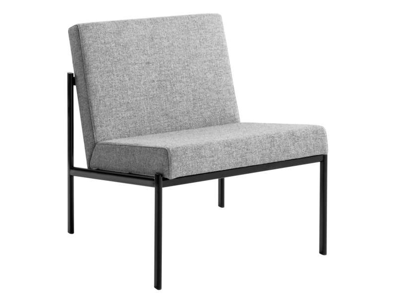 Clubsessel grau Stoff Loungesessel Design Loungemöbel,, Artek, Kiki Lounge Chair