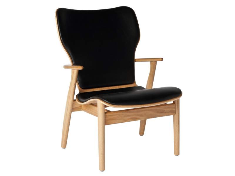 Clubsessel Leder schwarz Loungesessel Stoff Loungemöbel, Artek, Domus Lounge Chair