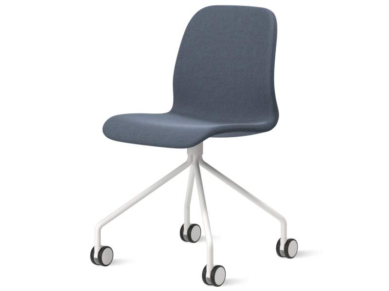 Lehnstuhl auf Rollen Konferenzstuhl blau Konferenzstühle Skandiform, Timeout