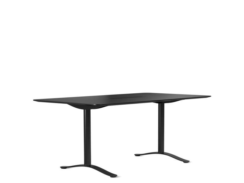 Kleiner Schreibtisch Design Schreibtische schwarz Homeoffice Büromöbel schwedisches Design, Skandiform, Aplomb
