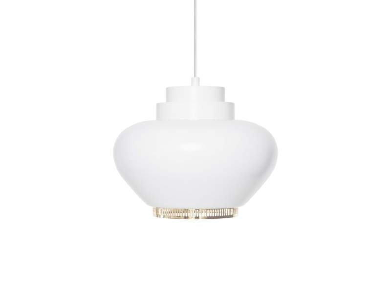 Büro Deckenleuchten modern Pendelleuchte LED Büroleuchte weiß, Artek, Pendant Light A333 “Turnip“