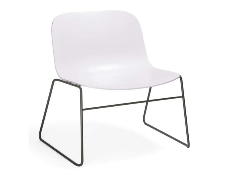 Design Clubsessel weiß Büro Loungesessel moderne Loungemöbel, Materia, Neo Lite Sessel weiß