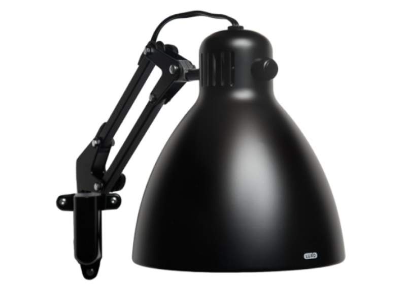 schwarz Wandleuchte LED L-1 W Glamox Luxo