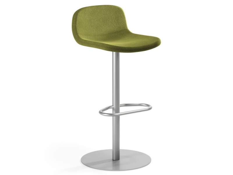 Stoff gepolstert grün Barhocker Materia Neo Barstuhl