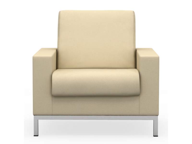 Sessel beige Loungesessel Loungemöbel Stoff Nowy Styl Concerto