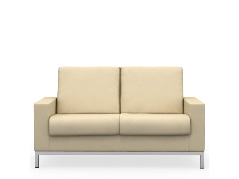 Sofa beige Loungesofa Loungemöbel Stoff 2-sitzer Nowy Styl Concerto