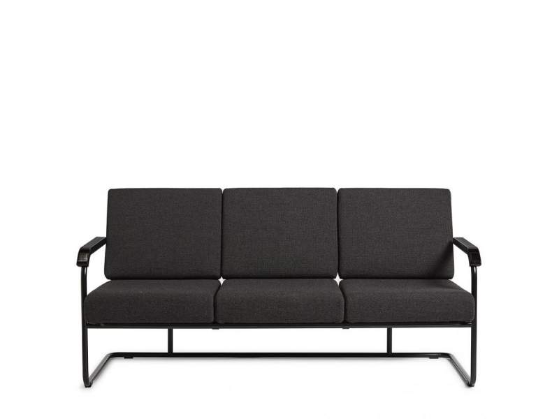 Sofa schwarz Loungesofa klassiker Embru Moser Sofa