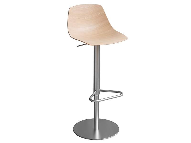 Barhocker Holzschale Barstuhl Metallgestell lapalma miunn