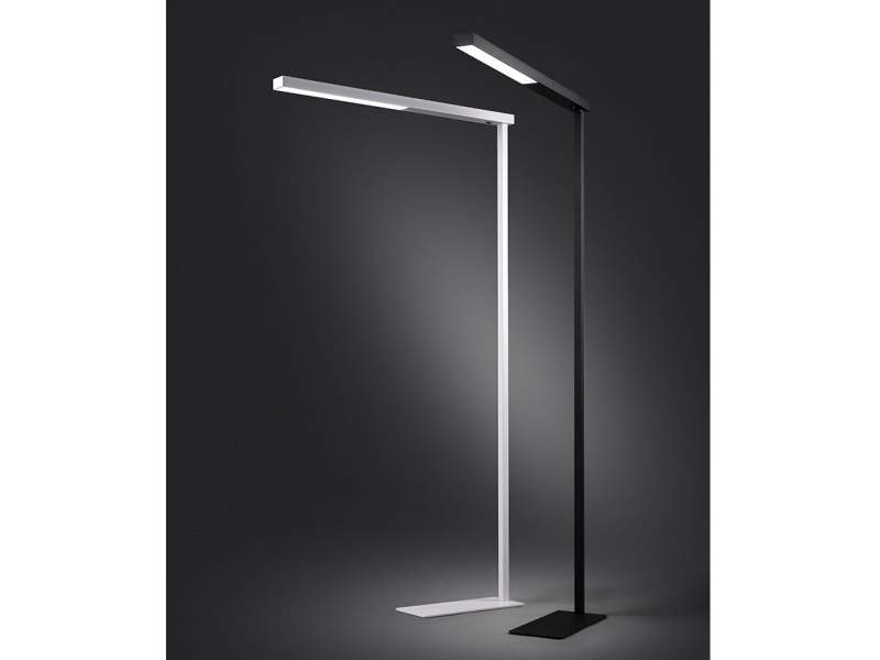 LED Stehleuchten dimmbar Stehleuchte modern Büroleuchte weiß schwarz Styro Hansa LED Berryl
