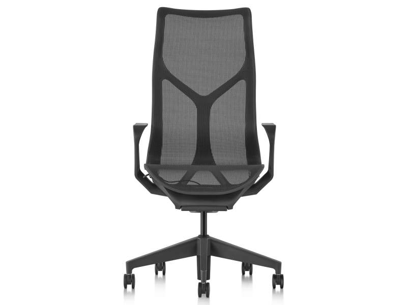 Drehstühle schwarz Drehstuhl mit Netzgewebe Büro Design Bürostühle mit Armlehnen Herman Miller, Cosm