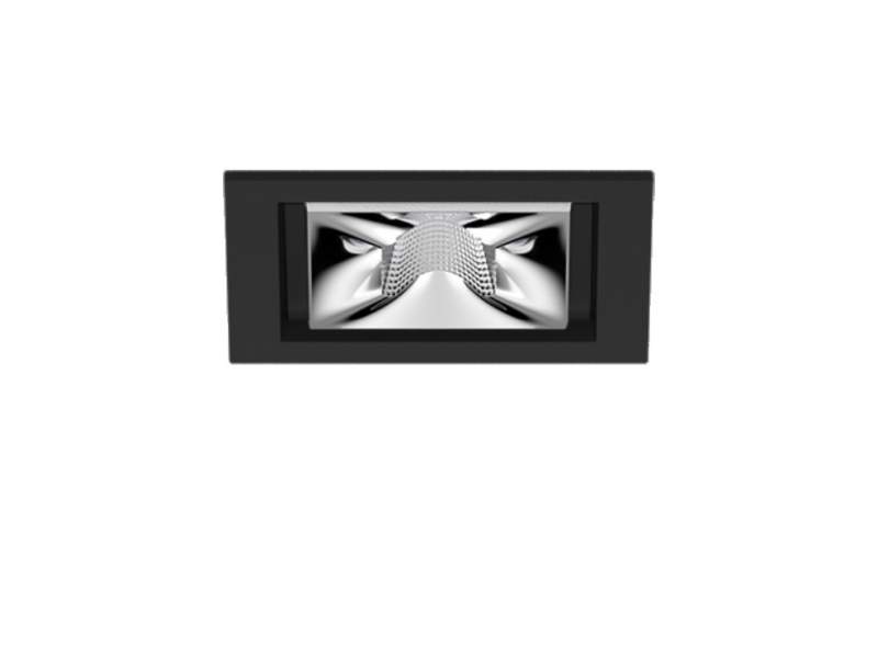 Deckenleuchten LED Deckenlampe Design Bürolampe Decke  schwarz XAL Unico Q1