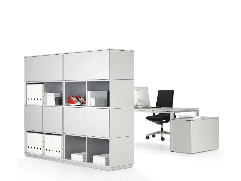 Büroschränke modular Büroschrank grau Büromöbel Schränke Regal WINI, WINEA MATRIX