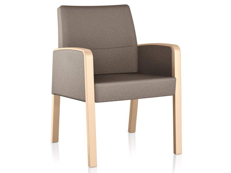 Loungesessel braun Sessel Holz Lounge Brunner Sonato