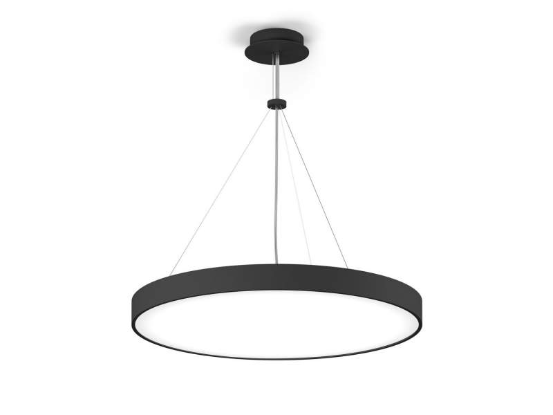 Pendelleuchten Design Pendelleuchte modern Bürolampe LED schwarz rund XAL Vela EVO