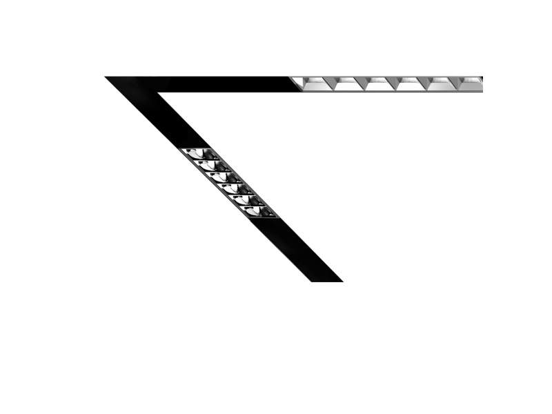 Lichtsysteme schwarz LED XAL Move it 45 trimless