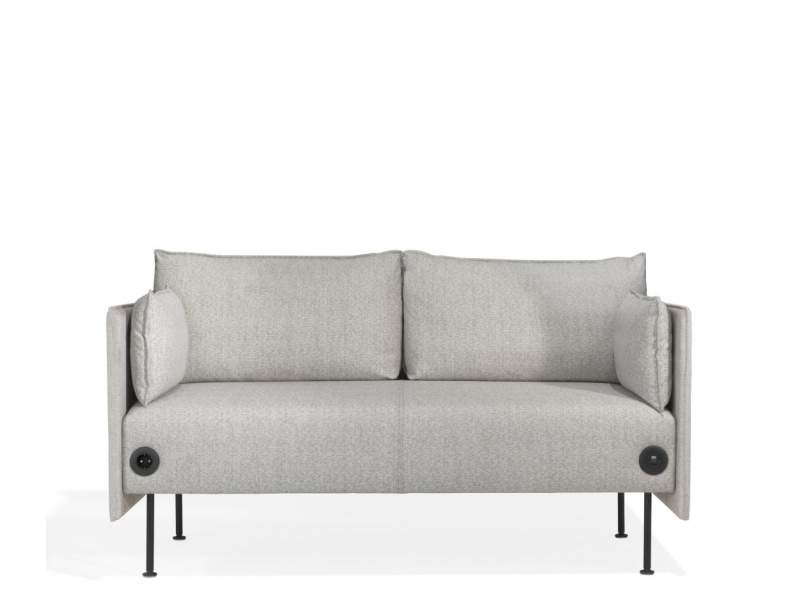Loungesofa grau Sofa Lounge Kusch+Co 7900 Creva soft