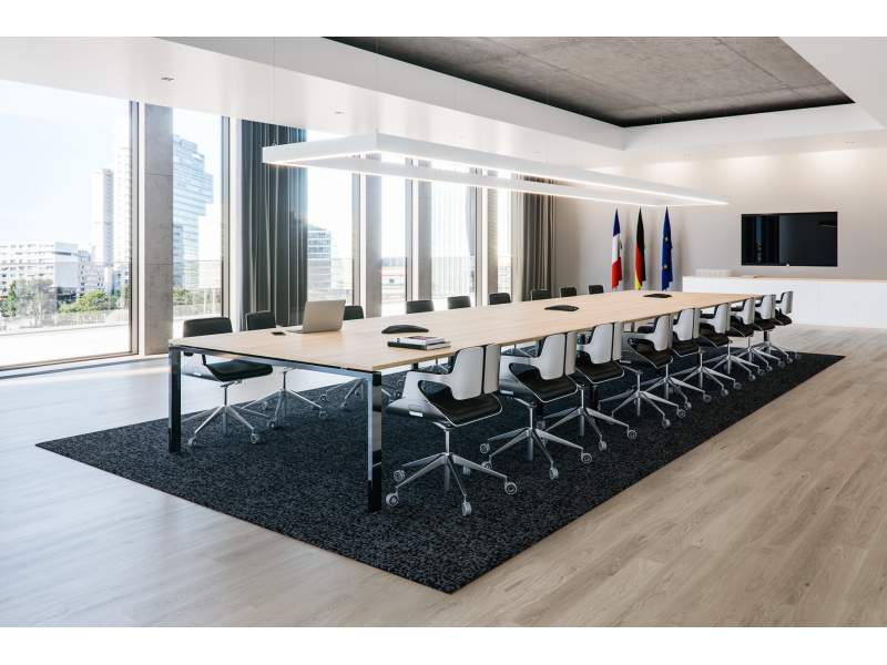 Flexible Konferenztische groß Büro Konferenztisch Assmann Büromöbel Konferenz