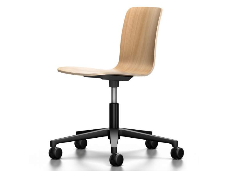 vitra Bürostuhl Holz Bürodrehstuhl ohne Armlehnen vitra, HAL Ply Studio