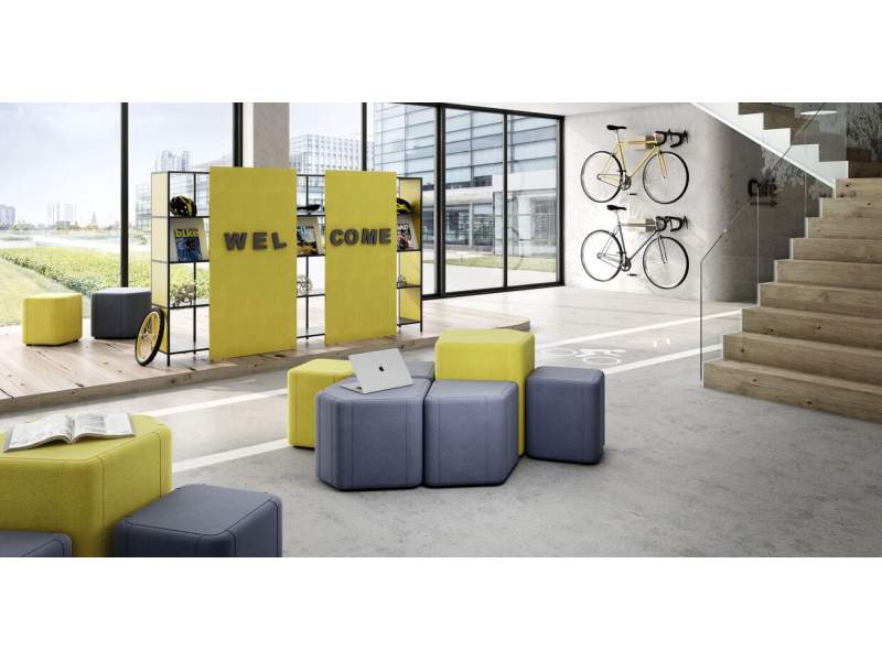 Polsterhocker Lounge Hocker Loungemöbel Palmberg Softseating Melounge