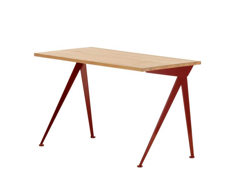 Design Schreibtisch Holz Arbeitstisch Büro Designer Schreibtische mit Metallbeine Home Office Vitra Compas Direction
