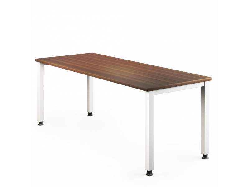 Design Schreibtisch Arbeitstisch Büro Designer Schreibtische Holz Mikomax Flexido D 
Ohne Quertraverse für mehr Beinfreiheit
rechteckig